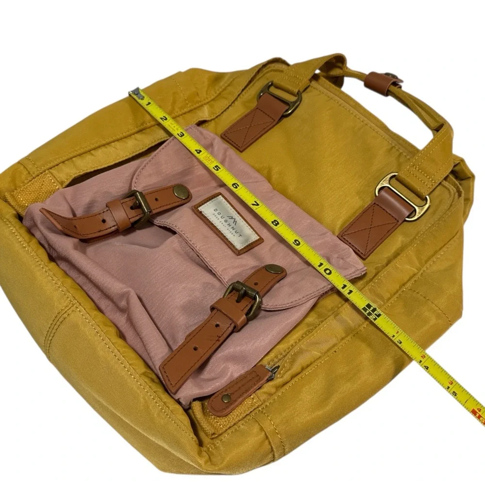 Stylish Yellow and Pink‎ Backpack by Doughnut